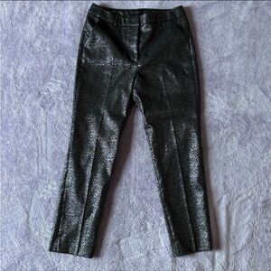 Zebra print dress pants